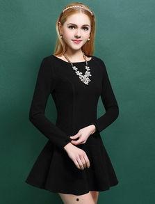 明星黑色裙子搭配图片,明星穿搭启示录